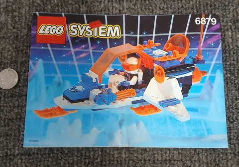 Lego Space Ice Planet 6879 Blizzard Baron Manual Instructions Only Rare