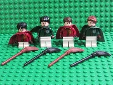 Lot Lego Harry Potter Quidditch Team 75956 Minifigs Lucian Bole Marcus Flint W