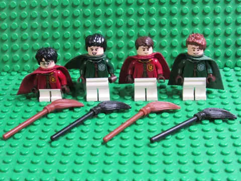 Lot Lego Harry Potter Quidditch Team 75956 Minifigs Lucian Bole Marcus Flint W