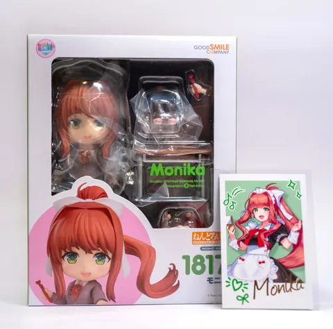 Nendoroid 1817- DDLC - Doki Doki Literature Club! Monika + Moeku Maid Cafe Card