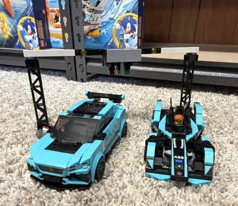 LEGO Speed Champions 76898 Jaguar I-Pace eTROPHY & Formula E NO BOX NO MANUAL99%