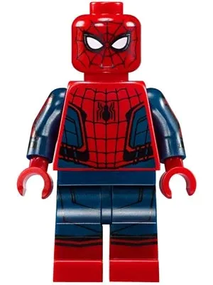 LEGO® Minifigure Super Heroes sh0420 Spider-Man Black Web Pattern Red Torso Smal