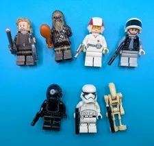 Lego Star Wars 75245-1 Advent Calendar 2019 Minifigs w/ Accessories x7 