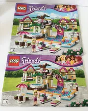 Lego Friends 41008 Instruction Manuals 1 & 2 Only Heartlake City Pool