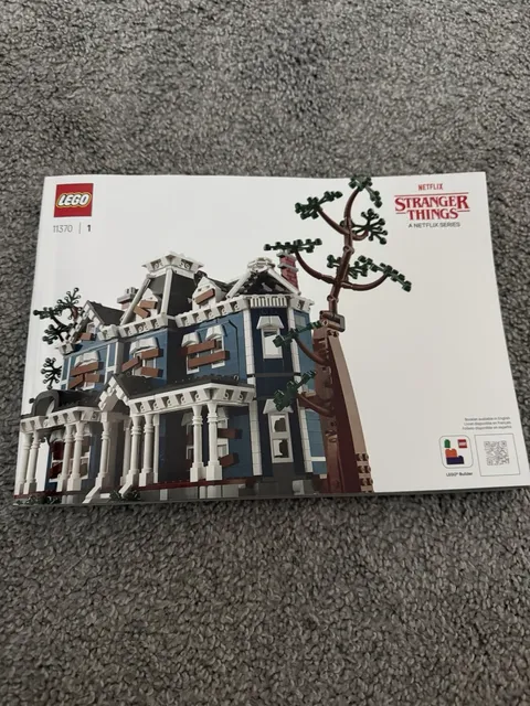LEGO® Icons 11370 Stranger Things: The Creel House Instruction Manual Only