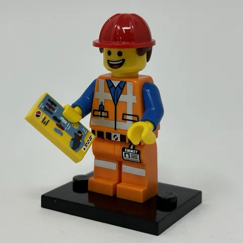 Lego Hard Hat Emmet Minifigure Collectible Movie Series CMF Complete