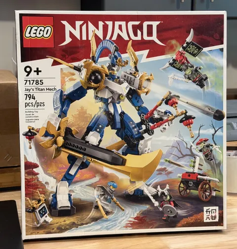 LEGO NINJAGO Jay’s Titan Mech 71785 Ninja Robot Building Set NEW/SEALED