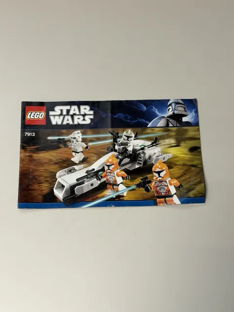 Lego Star Wars 7913 Clone Trooper Battle Pack Instruction Manual Only