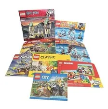 LEGO Instruction Manual Harry Potter Ninjago Chima City Juniors Classic Lot HTF