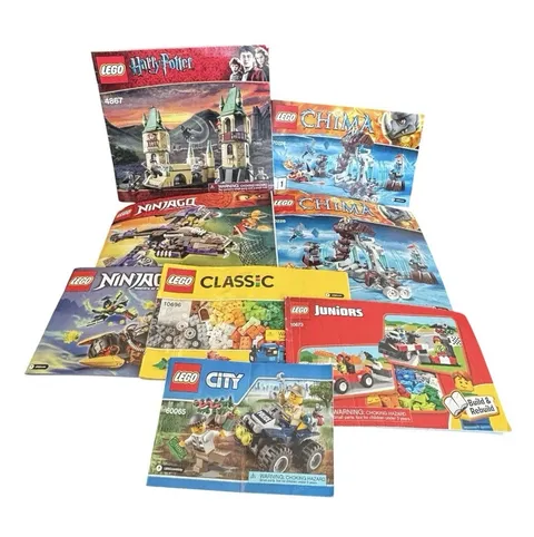 LEGO Instruction Manual Harry Potter Ninjago Chima City Juniors Classic Lot HTF