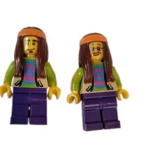 2 LEGO Minifigure 8831 Series 7 Hippies