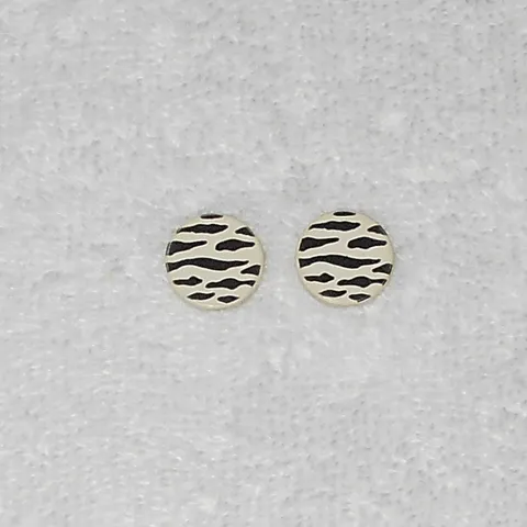 LEGO Islanders - (x2) Tiles w/ Zebra Animal Stripes 4150px15 From 6256 6278 1994
