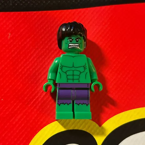 Lego Minifigure REAL MINI FIG MARVEL Hulk Purple Tattered Pants 500022 ^