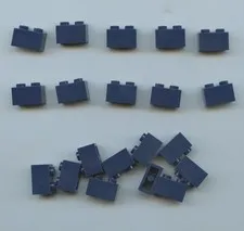 LEGO x 20 Dark Blue Brick 1 x 2 3004