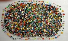 LEGO 2.5 Pounds Small Pieces Lot. 1x1, 1x2, Dots, Cones, Set Pieces, 1000+ Parts