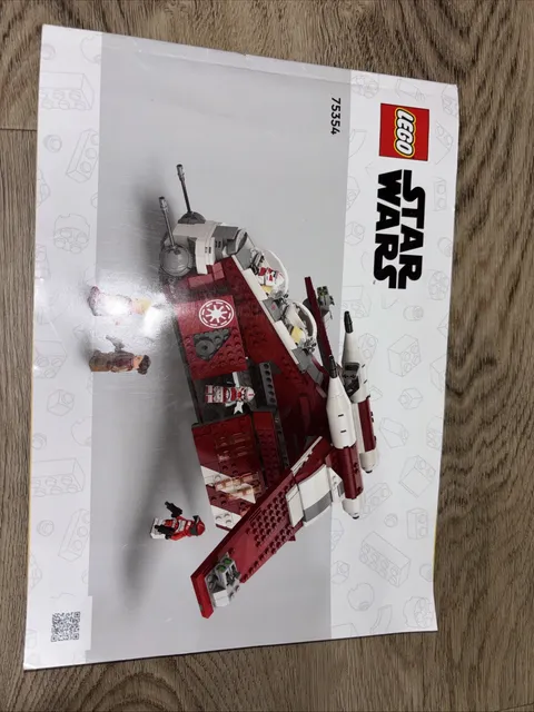 LEGO Star Wars 75354 Coruscant Guard Gunship Instruction Manual Booklet ONLY