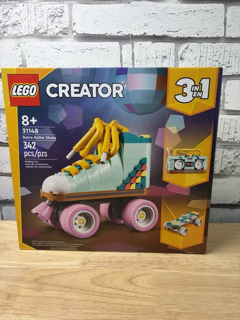NIB LEGO CREATOR: Retro Roller Skate (31148) 3 In 1 