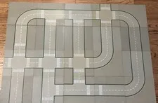 Lego 20 Vintage Street Base Plates From The 1980s
