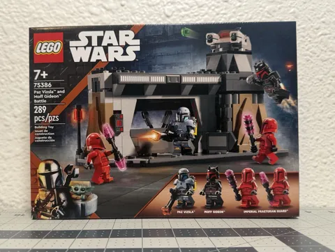 LEGO Star Wars 75386 Paz Vizsla and Moff Gideon Battle New Sealed Retired Set