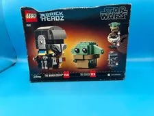 LEGO Star Wars BrickHeadz 75317 The Mandalorian & The Child Grogu Set New Sealed