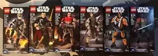 LEGO Star Wars Buildable Figure Lot- NIB New in Box