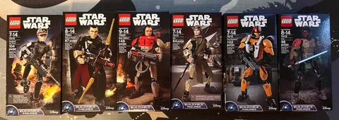 LEGO Star Wars Buildable Figure Lot- NIB New in Box