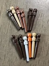 LEGO 36752a Harry Potter Magical Wands 12 Pieces Brown Tan Gray Orange Off Sprue