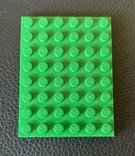 LEGO Lot 1 Green Flat Part #3036 Piece 6x8 Plate