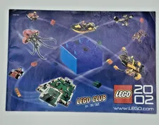 Lego 2002 Catalog Booklet 4181767 Star Wars Soccer Harry Potter Life on Mars