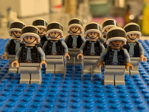 Authentic Lego Rebel Fleet Trooper minifigures Scout Lot of 9 Star Wars sw0187