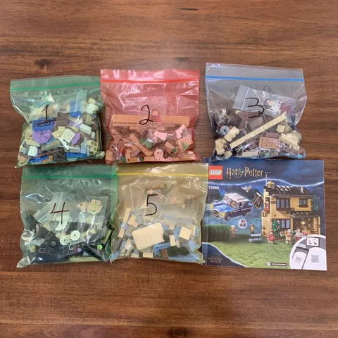 Lego Set 75968 - 4 Privet Drive - 100% Complete Set w/ All Minifigs - HP