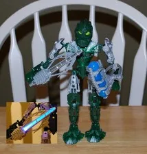 LEGO Bionicle TOA INIKA KONGU ~8731~ Light-Up Weapon