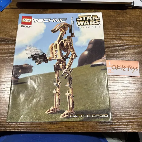 LEGO TECHNIC Star Wars 8001 Instructions Book Only