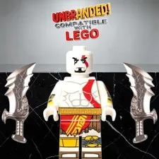 God of War Kratos Young Custom Printed Minifigures Figures Figure Not Lego Toy