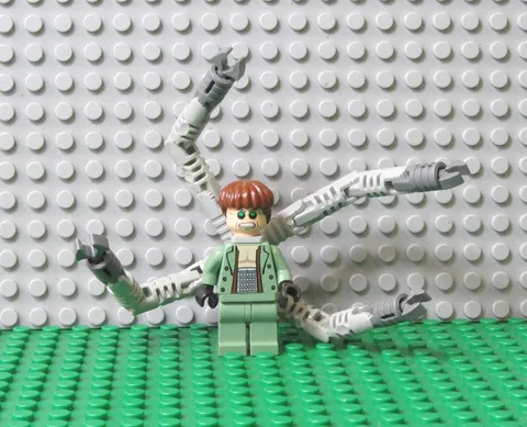 LEGO Spider-Man 2 Series Dr. Octopus Minifigure Part with Dark Gray Connector