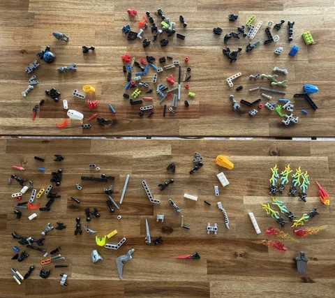LEGO BIONICLE Hero Factory Bulk Lot of 200+ Parts Pieces 8.7 Oz SEE PICTURES