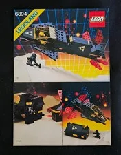LEGO Legoland 6894 Blacktron Invader Space 1987 Manual