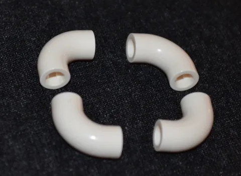 (4) 2x2 White Rounded Corner Cylinder / Pipe Bricks ~ NEW Lego Parts