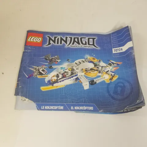 Lego Ninjago 70724 NinjaCopter, LEGO NINJAGO Manual Only Building Instructions 