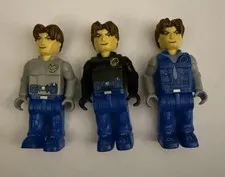 Lego Junior Jack Stone Minifigures Lot of 4: Pre-owned