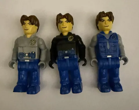 Lego Junior Jack Stone Minifigures Lot of 4: Pre-owned