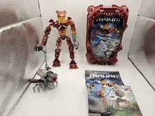 LEGO Bionicle Toa Mahri Jaller Set 8911 Complete Figure With Manual 2004
