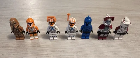 LEGO Star Wars - Clone Minifigure Lot ARC Hammer, ARF, Senate, 332nd & More READ