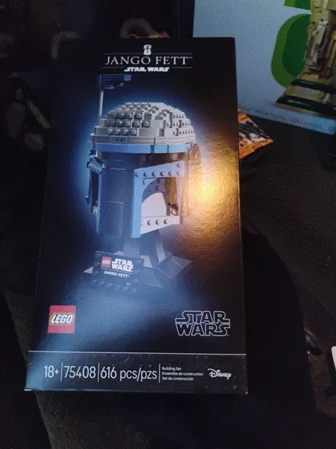 LEGO Star Wars Jango Fett Helmet # 75408 14” X 8” Box 616 Pcs. NEW