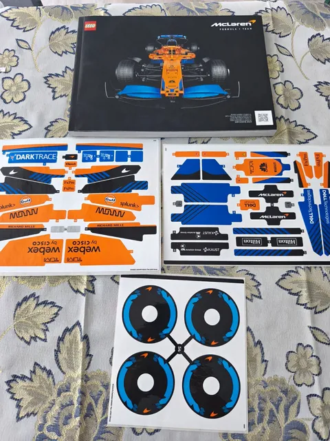 LEGO Building Instructions Technic 42141 McLaren Formula 1 Team 2022 with Stickers