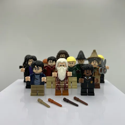 LEGO Harry Potter Minifig Lot Heroes & Staff Hagrid Malfoy Snape Lee Jordan
