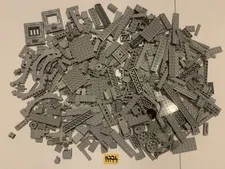 Lego Bulk Light Grey Parts Lot