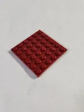 LEGO Parts ● Dark Red Plate 6 x 6 Square ● # 3958 ● QTY 1