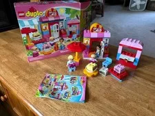 LEGO DUPLO Cafe Set  (10587) Building Set for Toddlers 50 Pieces - 98 % Complete