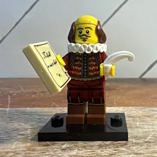 LEGO Movie 71004 William Shakespeare TLM008 Minifigure Complete CMF Rare